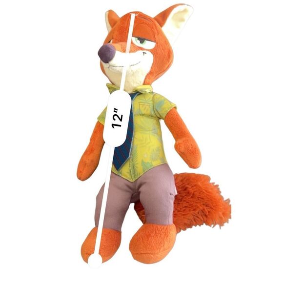 Disney plush toy of Nick Wilde from Disney's Zootopia - Picture 3 of 5